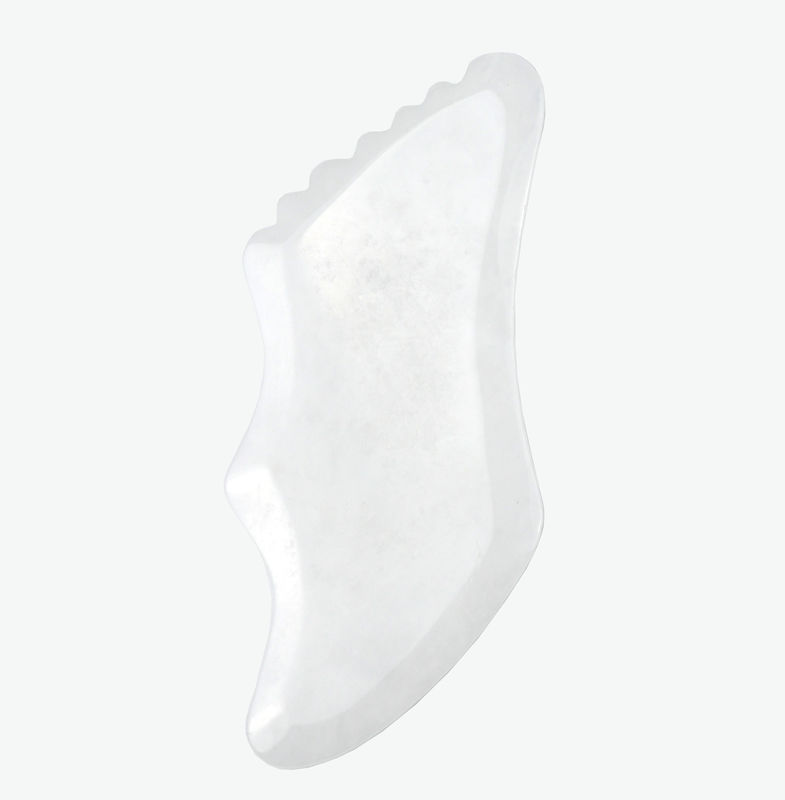 2024 화이트 자이드 얼굴 몸 자이드 구아샤 마사저 보드 구아샤 돌 스크래핑 보드 11.8cm*5cm*0.5cm 몸과 얼굴