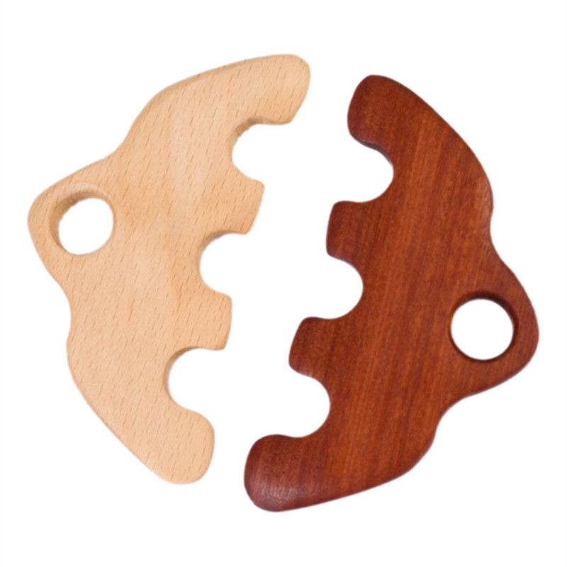 11.7*5.8cm 목발 관리 마사지 Comb 몸 아쿠포인트 압력 마사지 도구 Meridian Dredging Gua Sha 마사지 브러쉬
