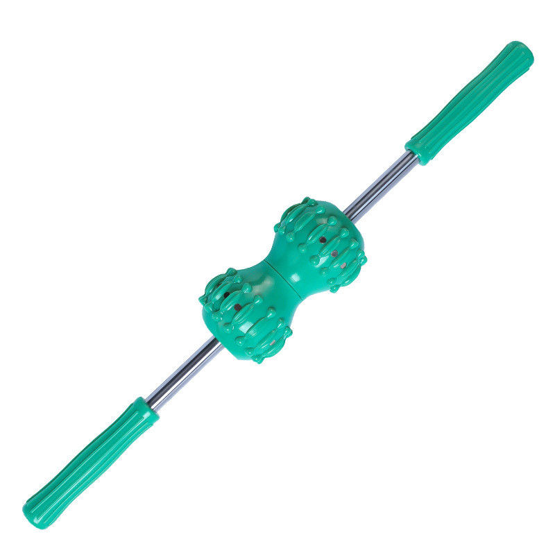 PVC 강성 자석 이중 볼 등 마사저 몸 메리디안 마사지 롤러 수동 아쿠포인트 스틱 전문 서비스 장점