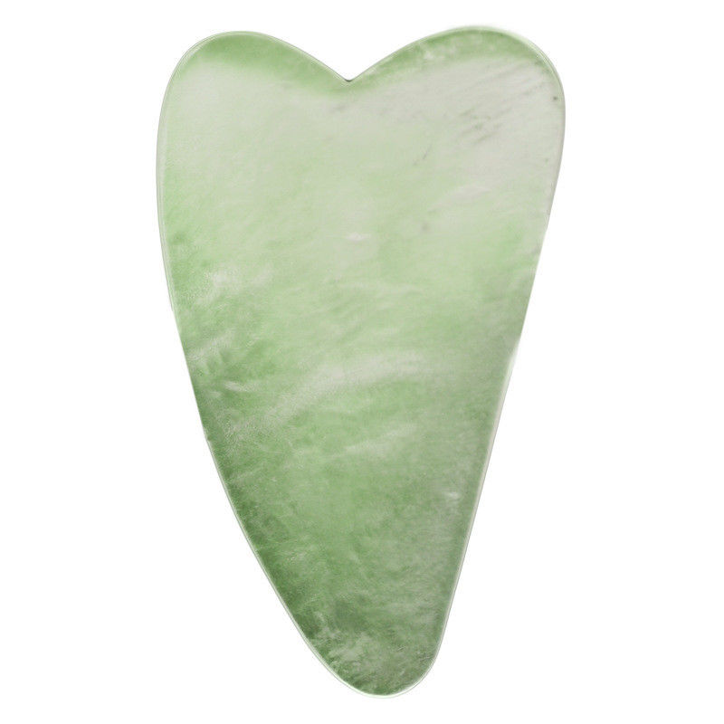 얼굴 정화 얇은 Xiuyan Jade Gua Sha 보드 Guasha 얼굴 몸 마사지 도구 미용실 전체 몸 근육 마사지
